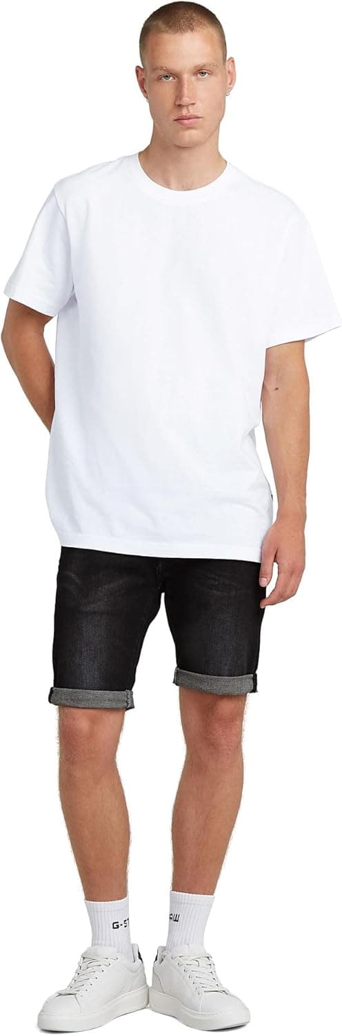 Thumbnail 6 de Hommes 3301 Slim Denim Shorts