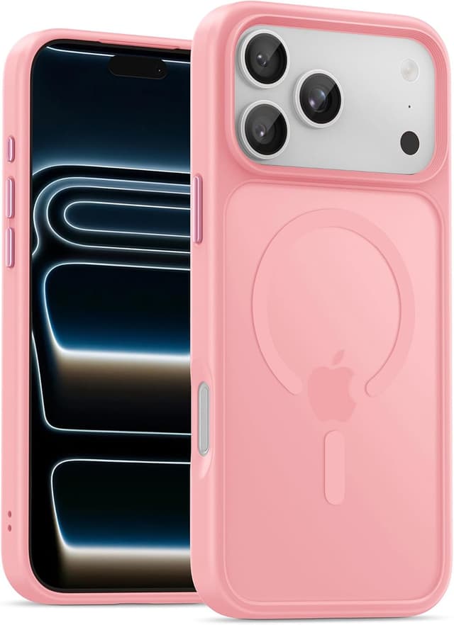 Detalle de UNBREAKcable coque magnétique MagSafe pour iPhone 17 Pro Max (6,9 pouces) – protection intégrale photo, rose