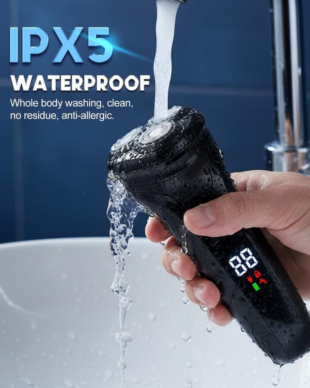 Detalle de Rantizon Men’s Electric Shaver, IPX5