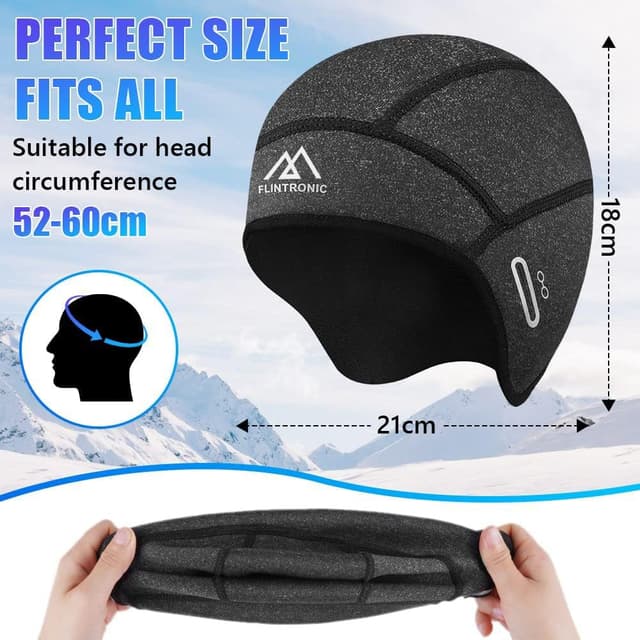 Thumbnail 1 de Flintronic Berretto Sottocasco Invernale per Ciclismo