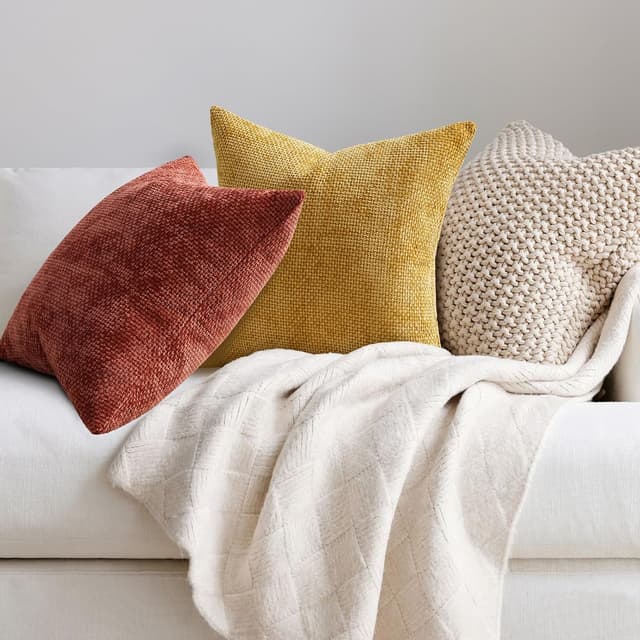 Thumbnail 2 de Topfinel Funda de Cojín 40x40 Set de 4 Naranja Degradado 🧡