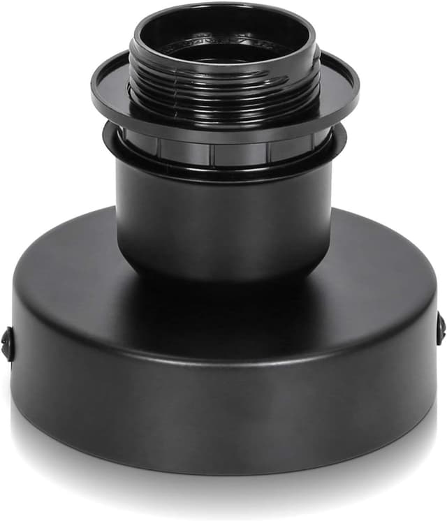 Thumbnail 2 de ZMH 2ER Vintage Techo Lámpara Schwarz 💡 E27 Retro Industrias