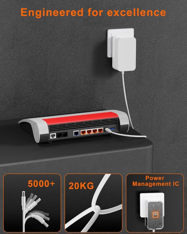 Detalle 2 de 12V 3A Netzteil Ladegerät 36W für AVM Fritz!Box