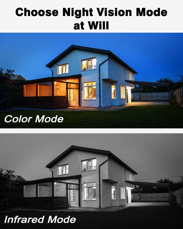 Thumbnail 5 de ANRAN Q03 Caméra 5MP extérieure 360°