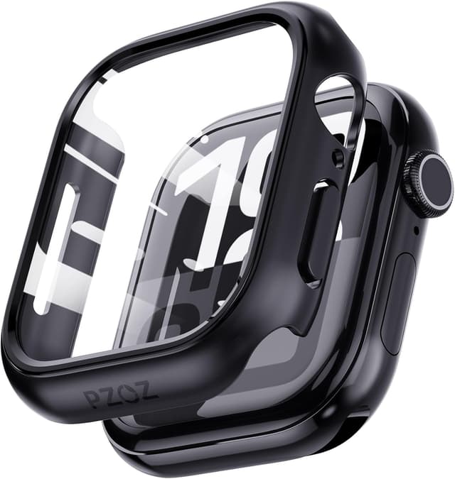 Detalle de PZOZ 2-Pack 46mm Screen Protector Case for Apple Watch Series 10