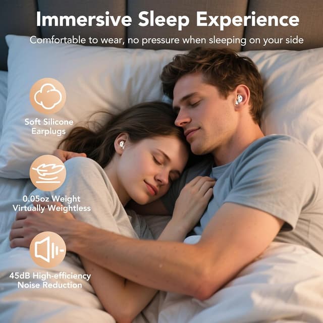 Detalle de IKG noise cancelling sleep ear plugs 45dB