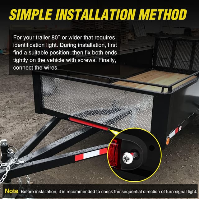 Thumbnail 6 de Nilight 16-Inch Trailer Light Bar (12 LED) with Sequential Turn Signals, Waterproof 12V