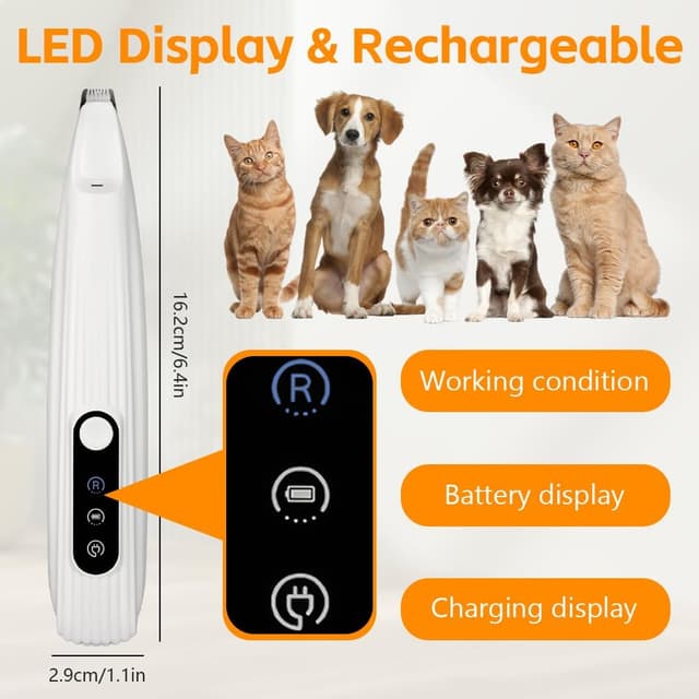 Thumbnail 1 de OFFCUP Pfotentrimmer wiederaufladbar 500 mAh