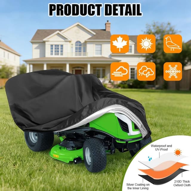 Detalle 2 de Housse tondeuse gazon AOOWU 210D 170 x 61