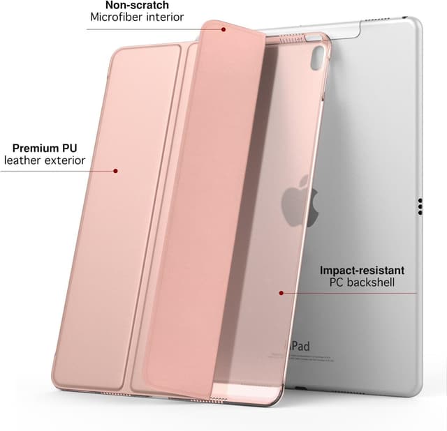 Thumbnail 6 de TXWLLIU Custodia per iPad Air 10,5 (2019) e iPad Pro 10,5 (2017) rosa oro, ultra sottile con sospensione/riattivazione automatica