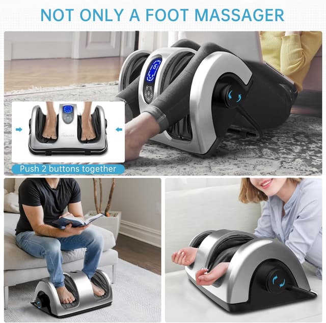 Detalle 2 de TISSCARE Shiatsu Foot Massager with Heat for Pain Relief