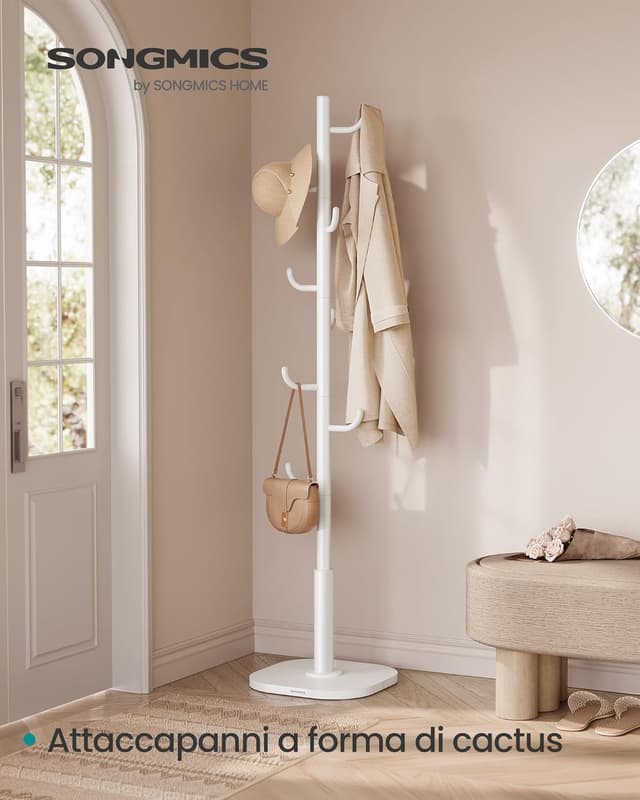Detalle 2 de SONGMICS Attaccapanni Cactus 175,3 cm