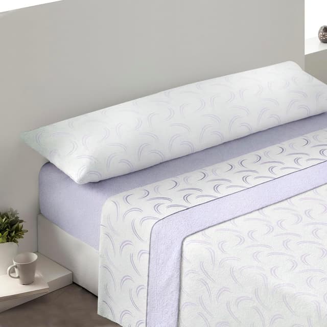 Imagen de Mercury Textil Sábanas Coralina 3P Cama 90 Lila en OfertitasTOP