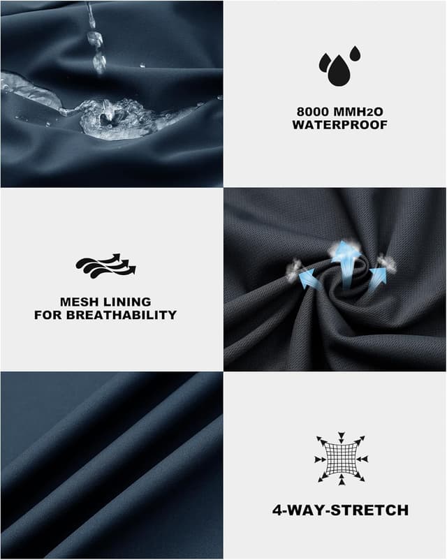 Detalle 2 de Outdoor Ventures Damen Softshelljacke wasserdicht