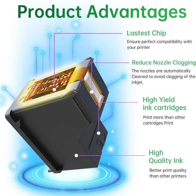 Thumbnail 2 de Lemero 62XL Patronen Schwarz Farbton Schwarz 2er-Pack