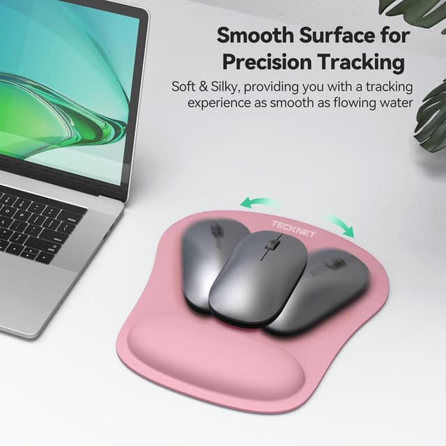 Thumbnail 5 de TECKNET Tapis de souris ergonomique avec repose-poignet