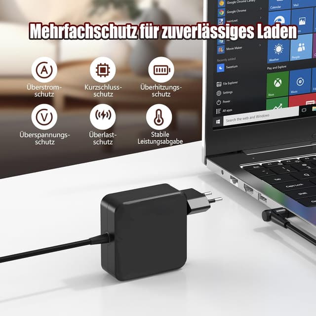 Thumbnail 4 de 65W Laptop Ladekabel für Lenovo Ideapad