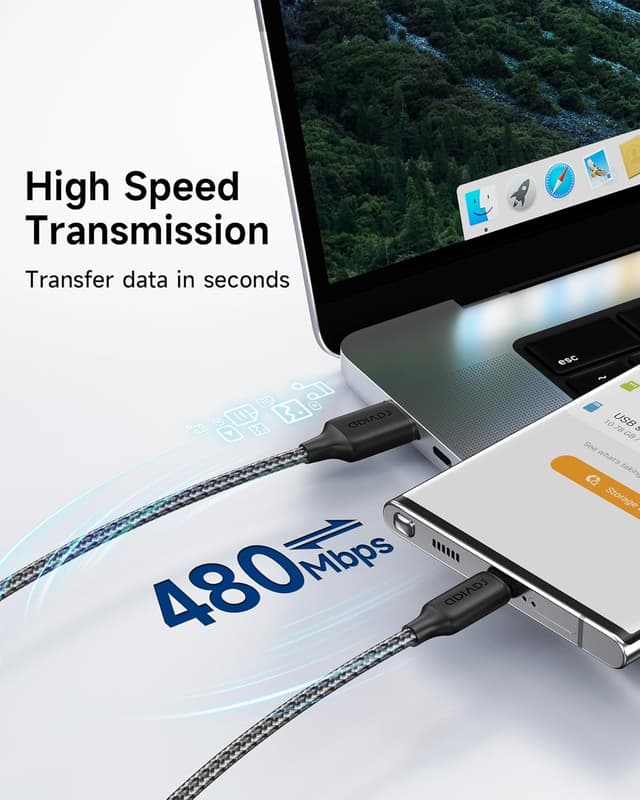 Thumbnail 3 de RAVIAD Cavo USB Type-C 3M A USB C Ricarica rapida