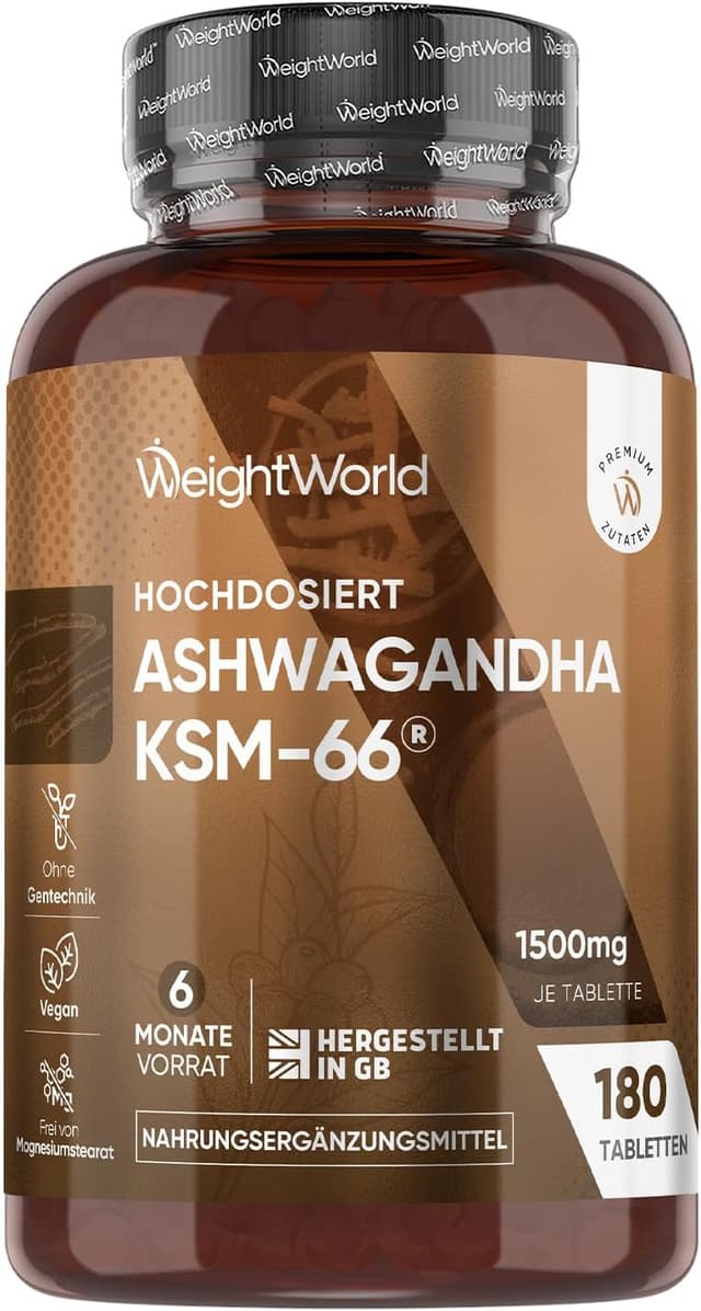 Detalle de WeightWorld KSMâ66 Ashwagandha 1500 mg đ