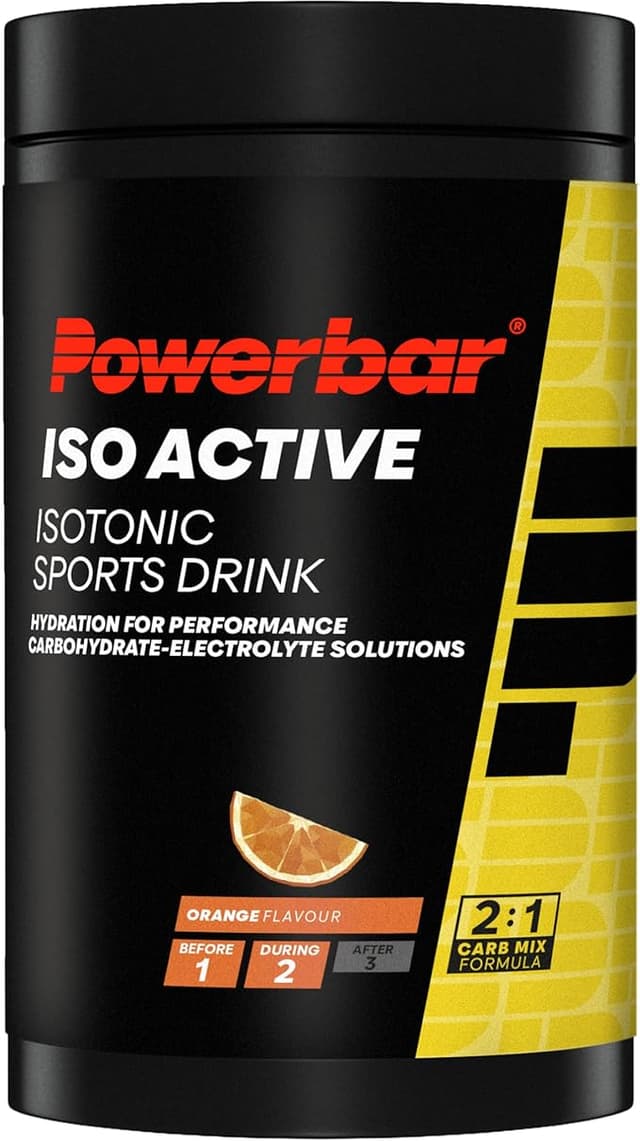 Detalle de PowerBar Isoactive Orange 600g 🥤 Bebida Deportiva con Electrolitos