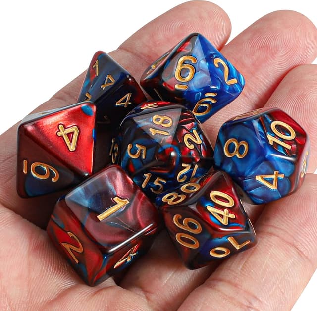 Thumbnail 6 de QMAY DND dice set polyhedral 7 pieces