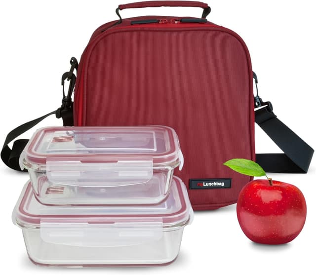 Detalle de Bolsa Termica 3,8l con 2 Tuppers Cristal