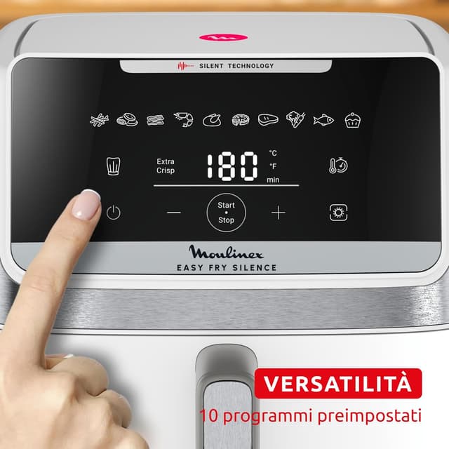 Thumbnail 6 de Moulinex Easy Fry Silence 7L friggitrice ad aria silenziosa 🍟