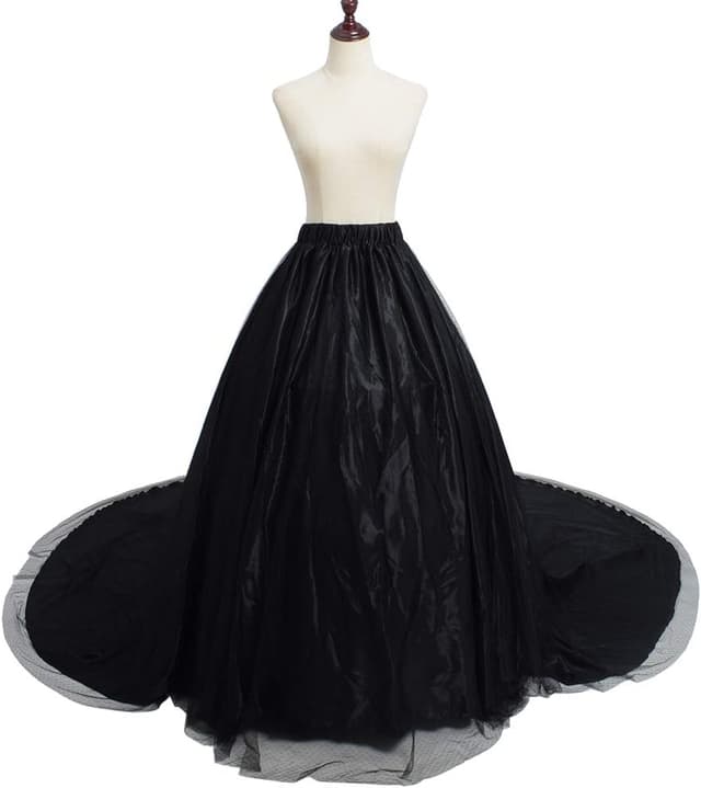 Thumbnail 4 de GRACEART Bridal Tulle Train Skirt 219 cm