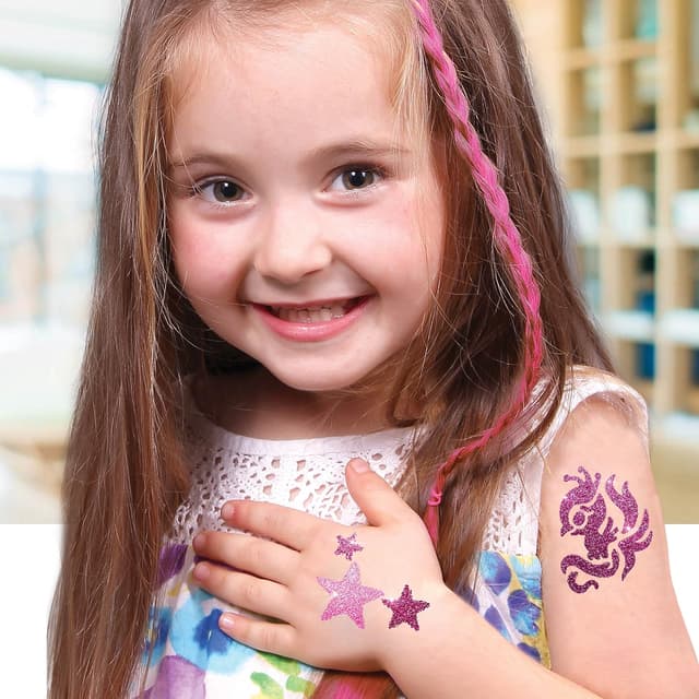 Thumbnail 4 de Tytoo Kit de Tatuaje de Purpurina para Chicas ✨ 15 Plantillas