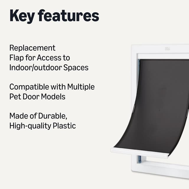 Detalle 2 de Amazon Basics Large Dog Cat Door Flap