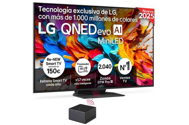Detalle de LG QNED9M Smart TV 86" 4K MiniLED 2025