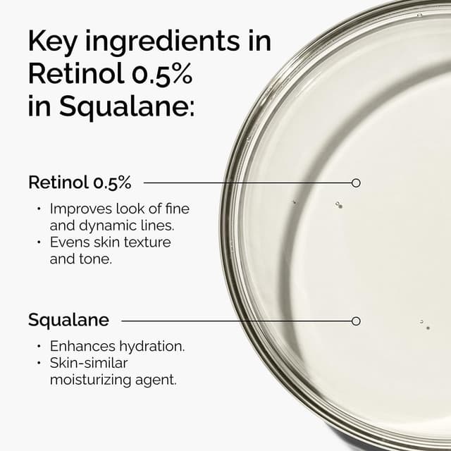 Detalle 2 de Retinol serum 0.5% in squalane, 30ml