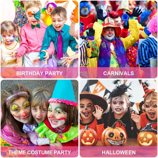 Thumbnail 6 de ACWOO 20 Farben Halloween Schminke 🎨