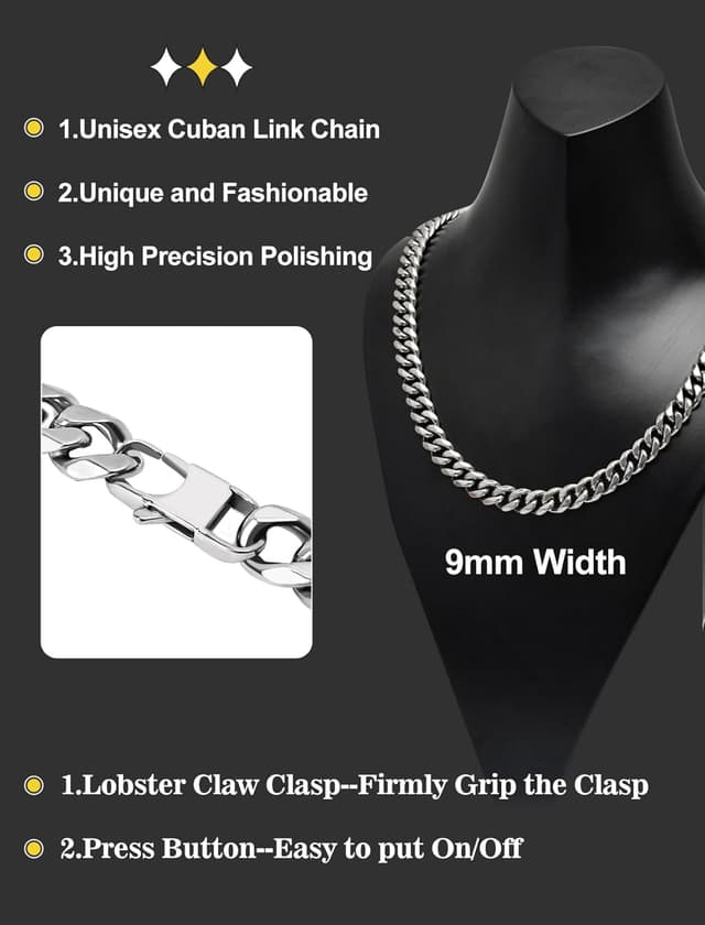 Detalle 2 de Inscca 316L Halskette für Herren 70 cm