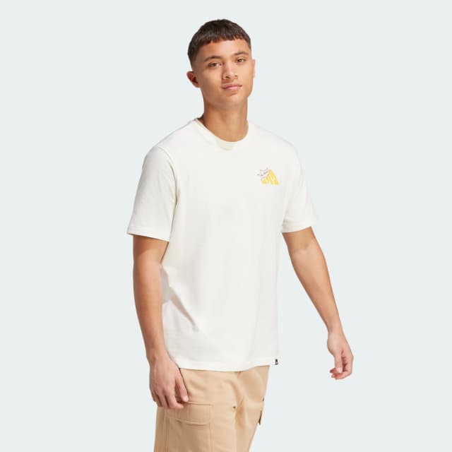 Thumbnail 2 de Adidas Camiseta estampada Food Grilled Cheese Blanco