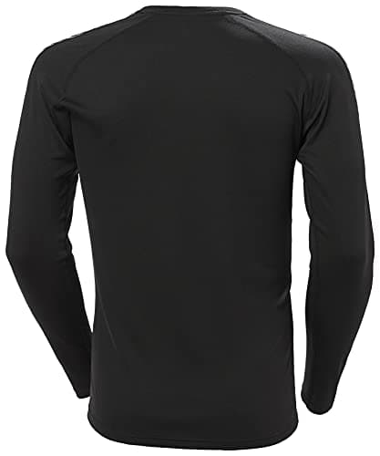 Detalle 2 de Helly Hansen Lifa Active Stripe Crew - Camisa Negra para Hombre 🖤