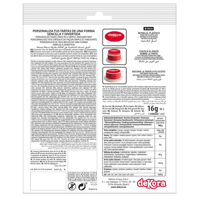 Detalle 2 de Essbarer Fußball-Tortenaufleger dekora für Kindergeburtstag (zuckerfrei), 15,5 cm