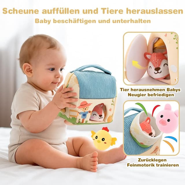 Detalle 2 de Montessori 7‑in‑1 Spielzeug für Babys