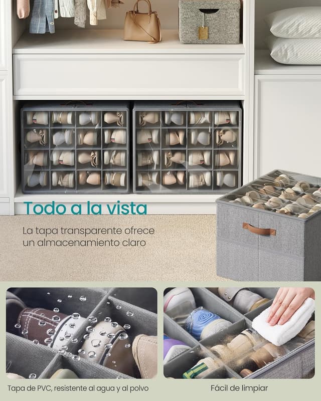 Thumbnail 2 de SONGMICS LSP555G01 Organizador 16 pares