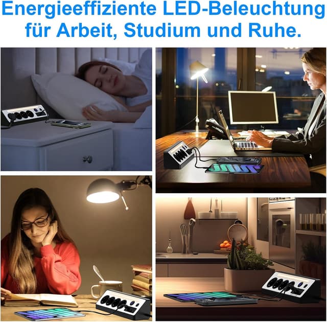 Detalle 1 de Steckdosenleiste mit USB-C 16A 90°