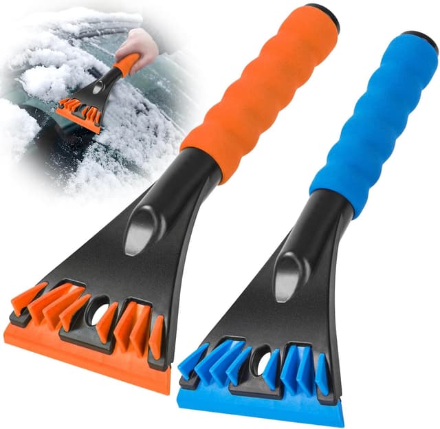 Imagen de Oziral Pack 2 grattoirs à glace voiture — lame large en OfertitasTOP