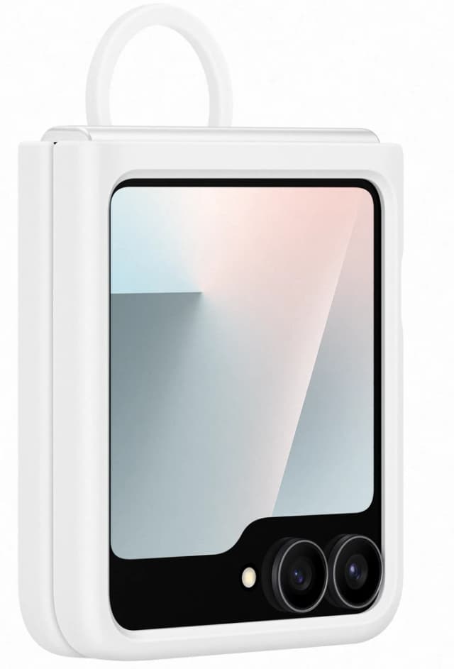 Detalle 1 de Samsung Galaxy Z Flip7 FE Silikon Rückcover Weiß