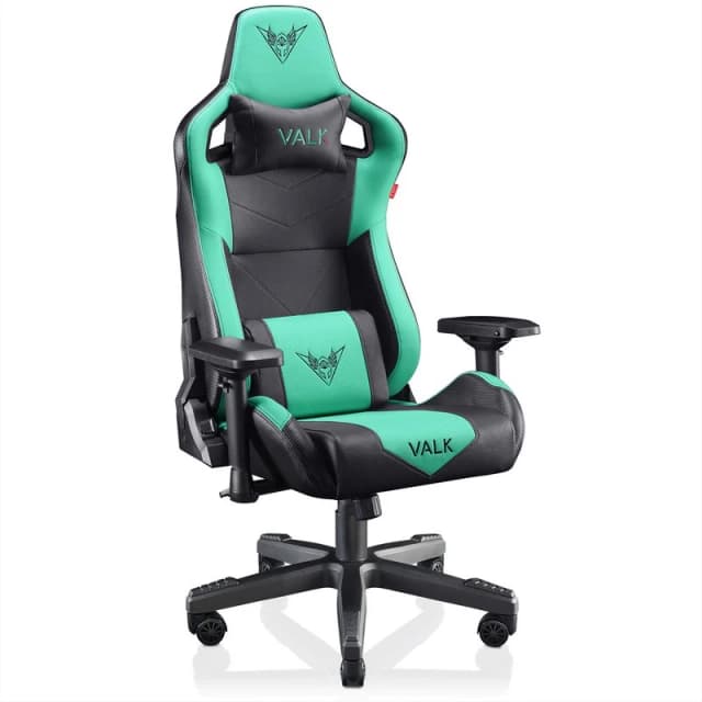 Detalle de VALK Gaia Silla gaming 4D Menta/Negra 1 unidad