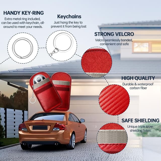 Detalle de caslord Faraday Pouch key protection M