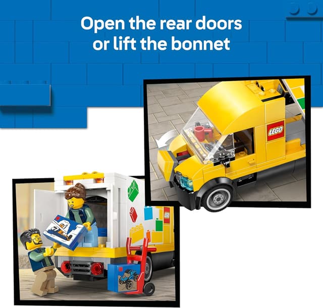 Detalle de LEGO City 60500 Van Toy Truck Kit
