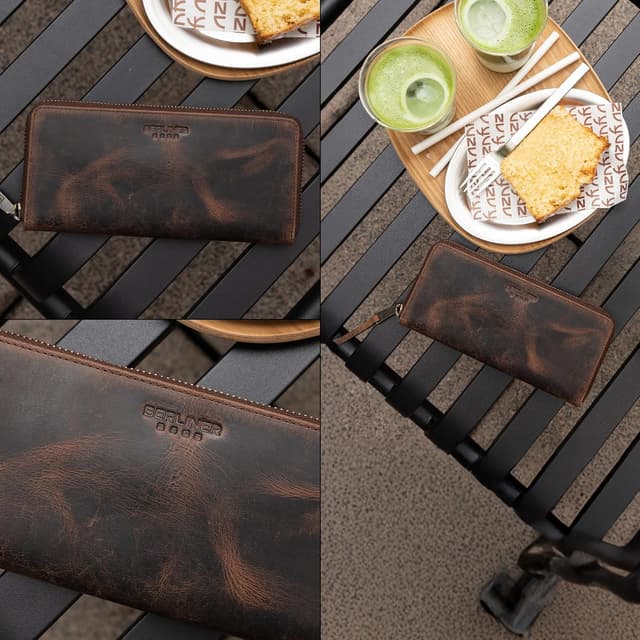 Thumbnail 5 de Berliner Palma Grand Portefeuille en Cuir