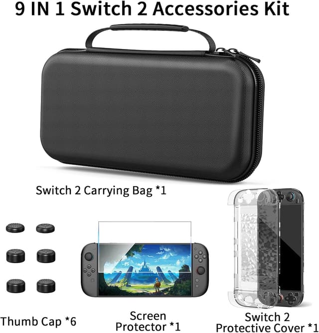 Thumbnail 1 de HEYSTOP Custodia per Nintendo Switch 2 18 giochi