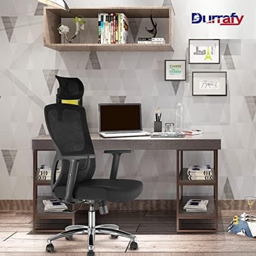 Detalle 2 de Silla Ergonomica con Reposacabezas y Soporte Lumbar