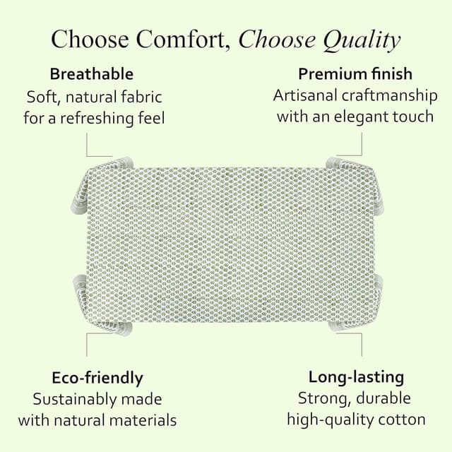 Detalle de Emerald Green Indian Block Print Cotton Tablecloth (70x118 Inch) for Rectangle Tables