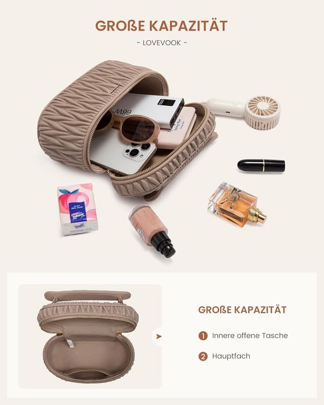 Thumbnail 3 de LOVEVOOK Umhängetasche Damen Khaki 21×9,5×15,5 cm